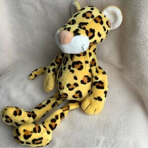 NICI Wild Friends Plush Leopard Spotted Cat Stuffed Animal Toy Long Legs